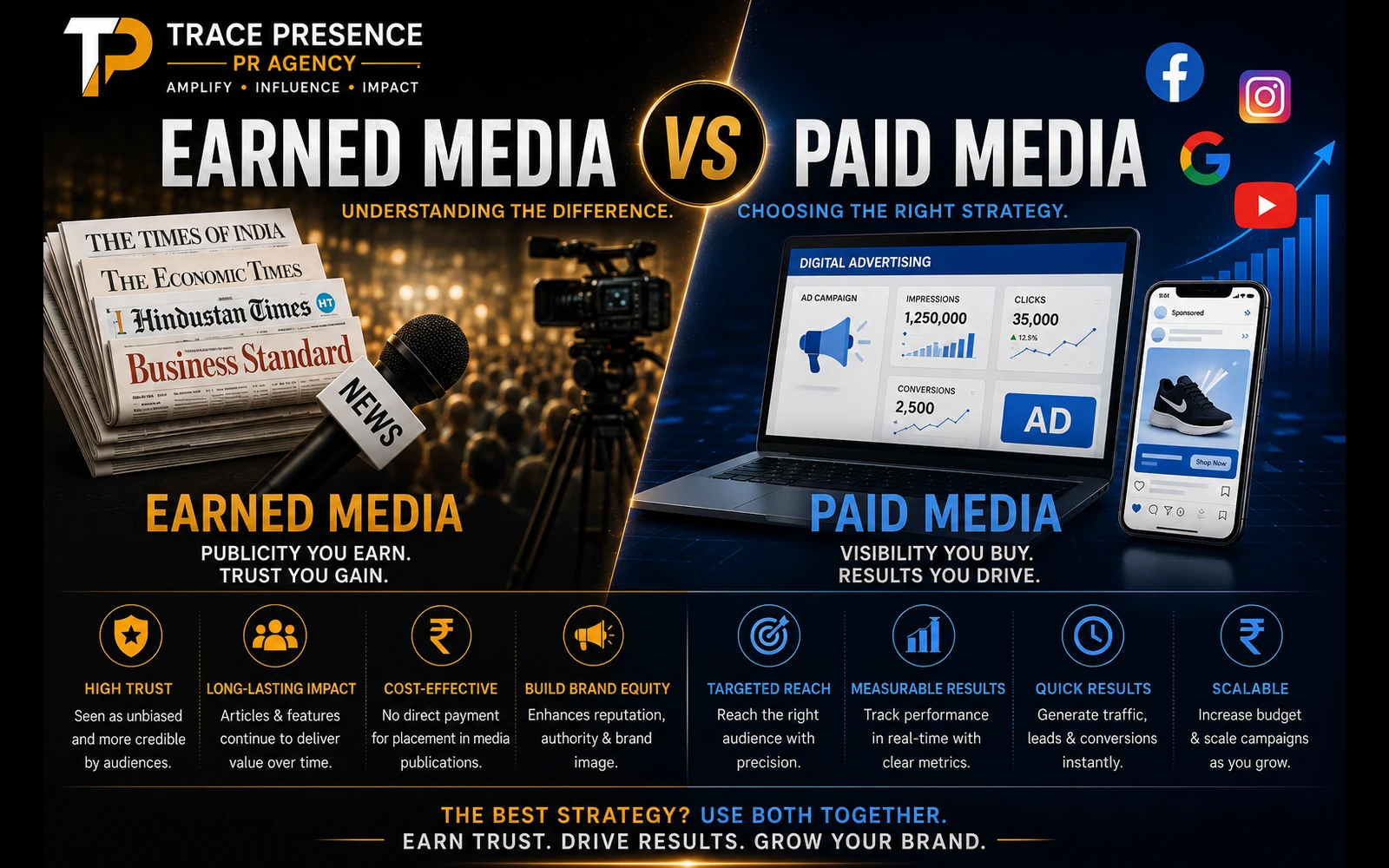 Earned Media vs Paid Media: Which Actually Builds Credibility?